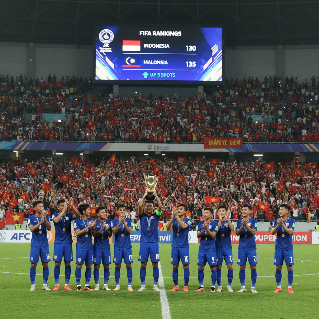 FIFA Indonesia Raket Ranking di Vietnam, Tinggalkan Malaysia